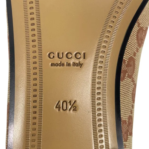Gucci Jordaan GG Monogram Horsebit Loafer Ruggine Rust Size 40.5 - Image 11