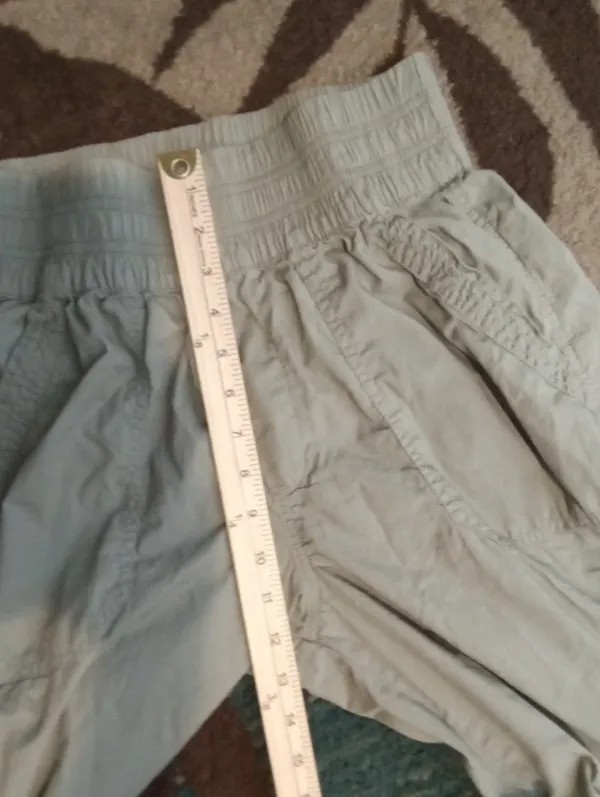aerie Olive Green Elastic Waist Cargo Pants High Rise Cotton Gorpcore Streetwear - Image 12