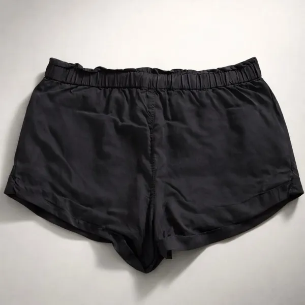 Aerie Black Shorts with Drawstring Waistband - Image 4