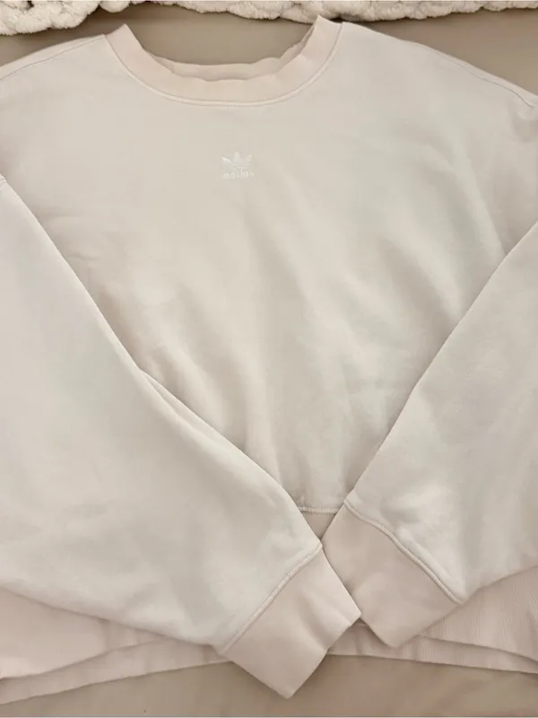Adidas Cropped Sweatshirt | Women’s Size S - Image 5