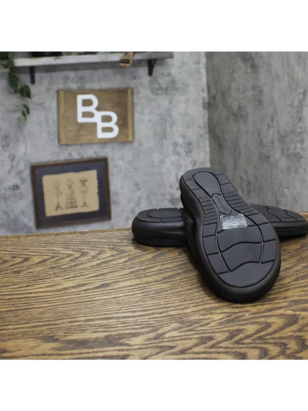 Easy Spirit Wendi Embellished Thong Sandals SEWENDI5-H Black 9M - Image 5
