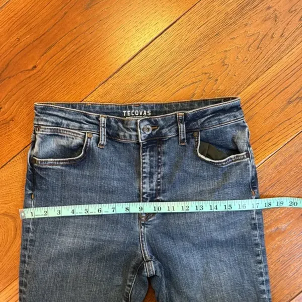 Tecovas Mid Rise Straight Mid wash western jeans size 28‎ - Image 6