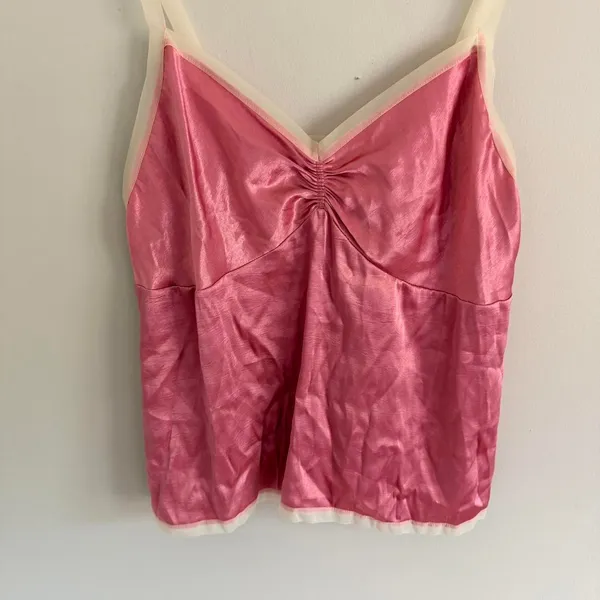 Y2k Pink Victoria'S Secret Slip Tank Top - Image 4