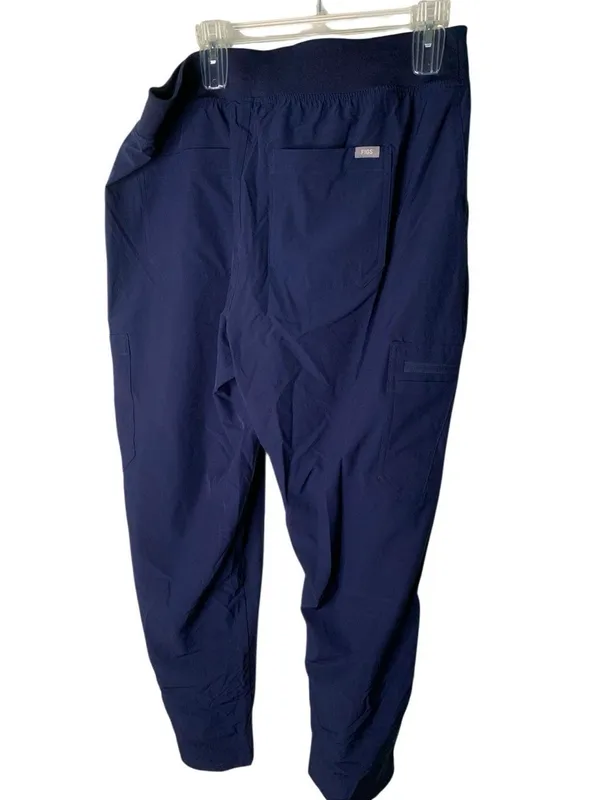 Figs Yola Freex lined scrub pants navy women's size XL NEW WITH TAGS - Image 2