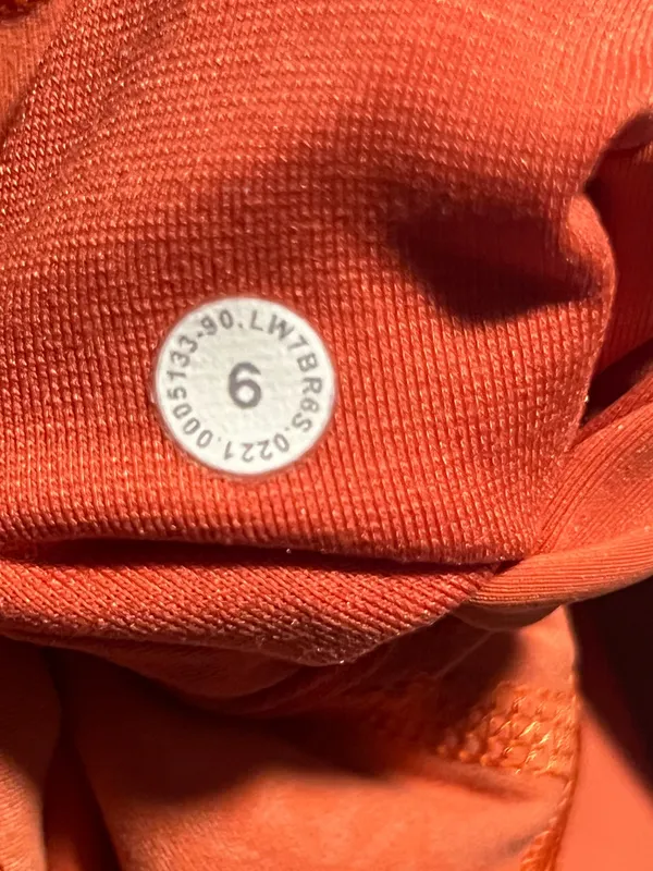 Womens sz6 Lululemon Wunder Train HR Short 8" Crunch Warm Coral - Image 10