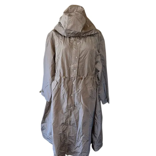 NWT Guess Kelsi Hooded Midi-Length Parka Color: SUMMER CLAY - Image 6