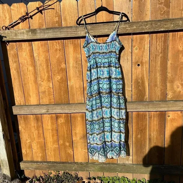 New glory y2k‎ whimsy sundress beach summer medium fairy date long - Image 7
