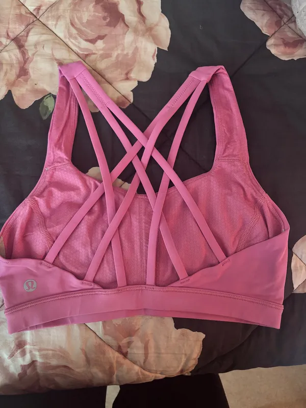 Lululemon Pink Sports Bra - Image 2