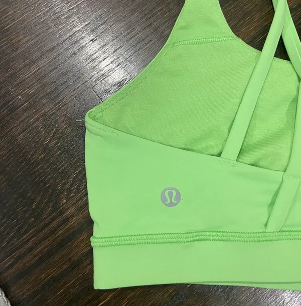 Lululemon Green Energy Sports Bra - Image 3