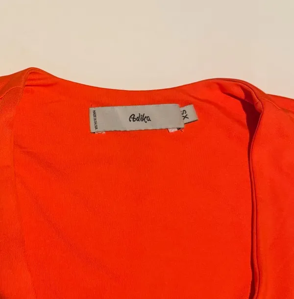 Adika Bright Orange Crop Top - Image 5