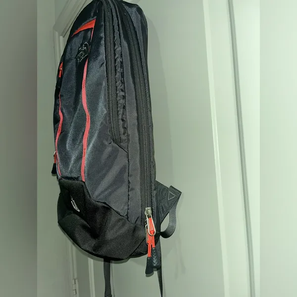 The North Face The North Face Unisex Microbyte Backpack Gray & Red Orange - Image 2
