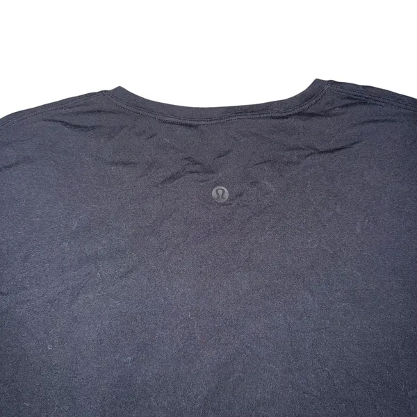 Lululemon Long Sleeve Top Womens 10 Black‎ Grey Good Colorblock Mixed Media - Image 4