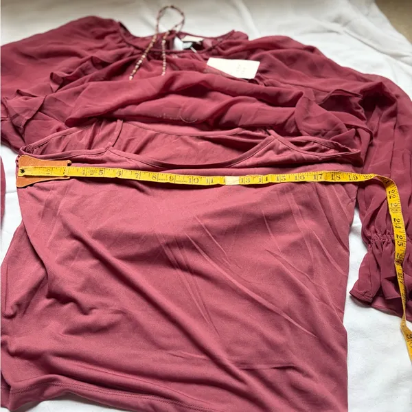 Elegant Women's Blouse in Rose by [Brand] Pink Size XL - Image 11