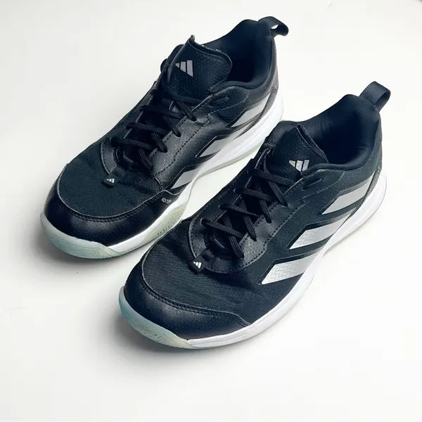 ADIDAS Ava Flash Classic Low Black Lace Up Tennis Shoes Sneakers 9 Practice Gym - Image 13