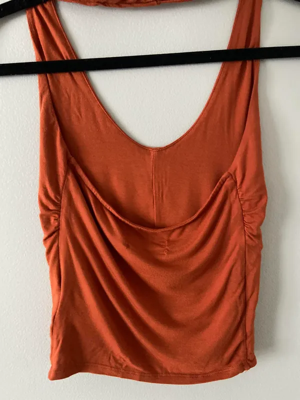 Urban Outfitters Dark Orange Halter - Image 2