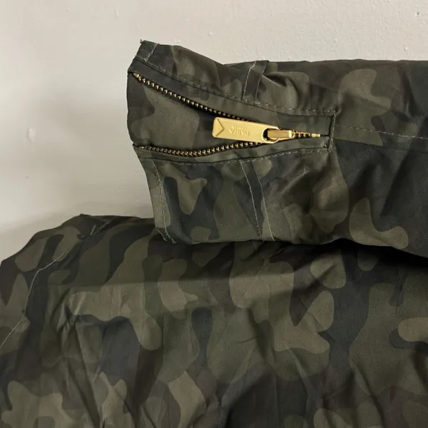 Parka London Women's‎ Caversham Faux Fur Parka Camo Small Lined Faux Fur Hood - Image 8