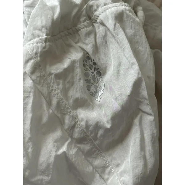 Free‎ People Movement The Way Home Running Shorts Small White Lined High Waist - Image 3