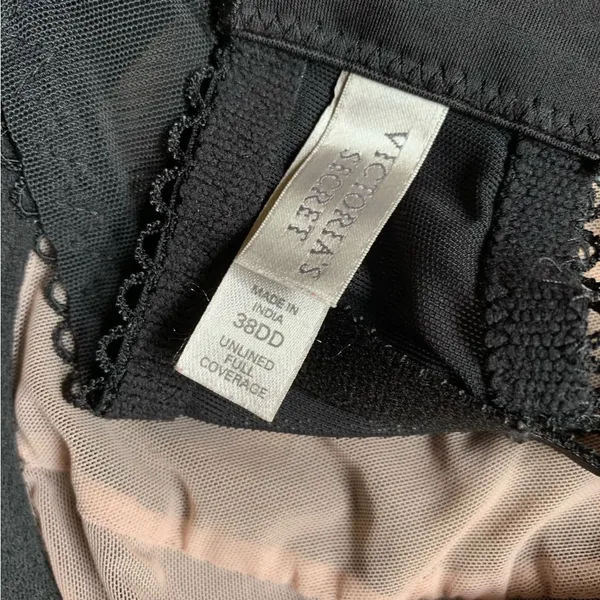 Black Pink Lace Bra Victorias Secret - Image 3