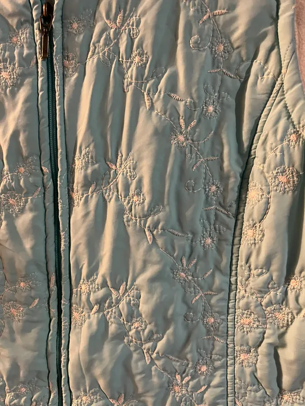 Croft & Barrow women quilted vest size medium lite teal - Image 5