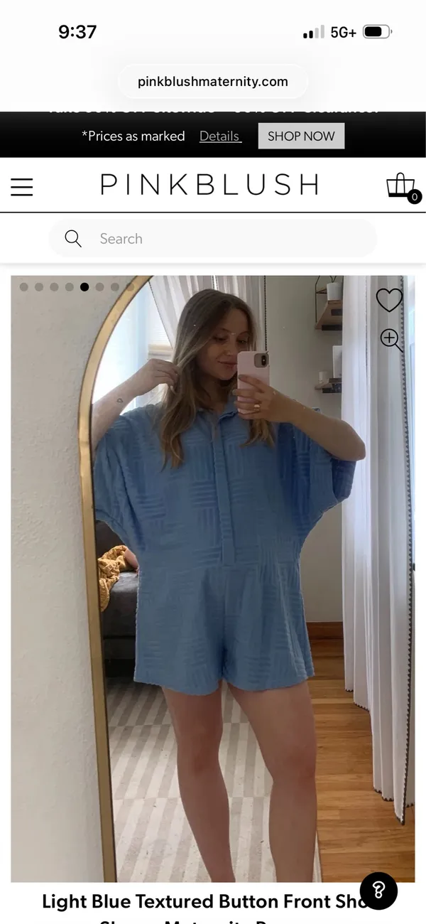Pinkblush maternity romper  - Image 5