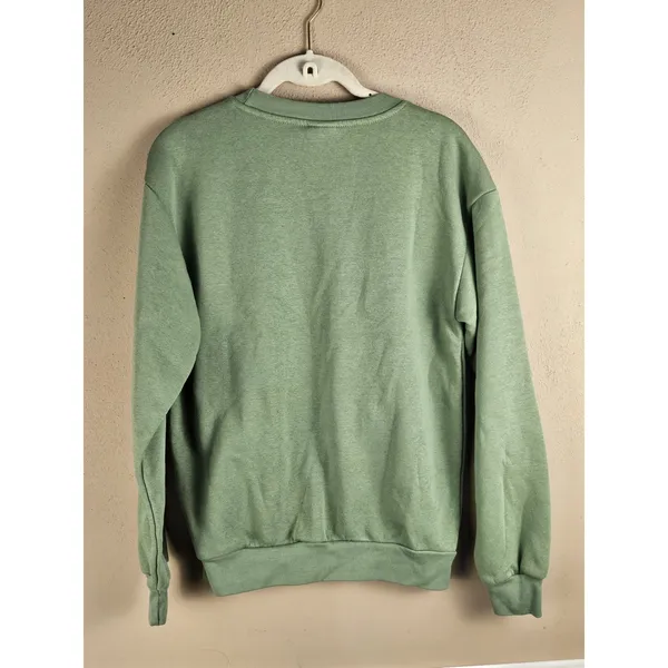 Disney Womens Green Embroidered 101 Dalmatians‎ London England Sweatshirt Small - Image 2