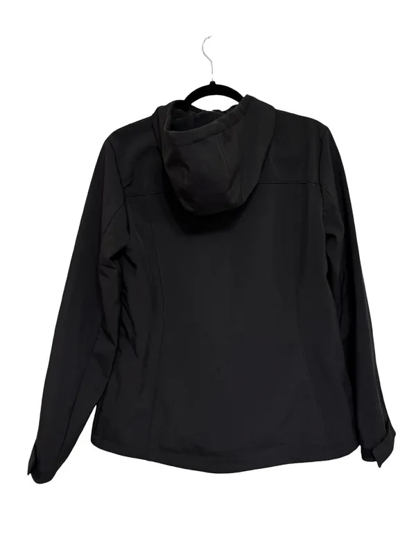 NEW Avalanche Women's Fleece Lined Hoodie Soft Shell Jacket in Black - Size M - Image 4