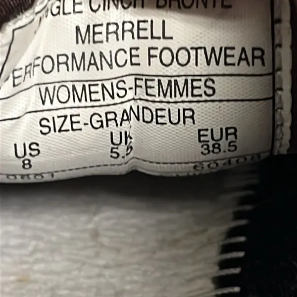 Merrell Brown Performance Slip-on Faux Buckle Footwear Shoes- Size 8 - Image 14
