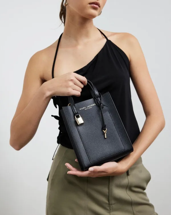 Marc Jacobs Black Leather Small Tote - Image 2