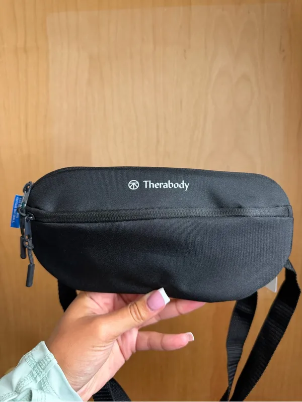 Therabody Black Adjustable Crossbody Sling Bag. - Image 2