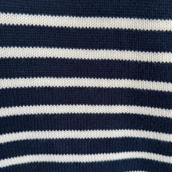 J. Crew 100% Cotton Striped Oversized Coastal Knit Sweater Size XL - Image 4