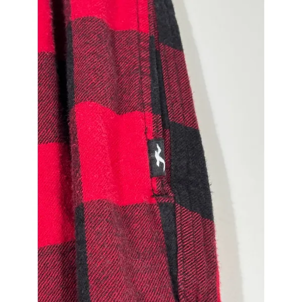 Hollister · Large · Sleep Jogger Pants · Flannel Buffalo Plaid · Red/Black - Image 2
