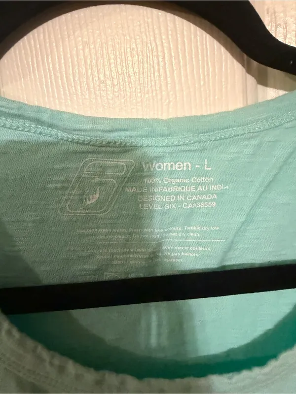 prAna Women's Surf Yoga Tee - Aqua Blue - Image 2