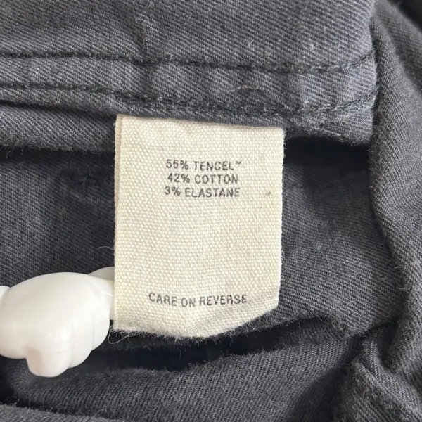 Alex Mill Expedition Jumpsuit Washed Black Tencel‎ Cotton Boiler Suit XS - Image 6