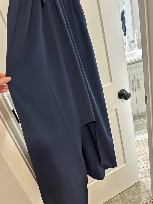 Navy long dress - Image 4