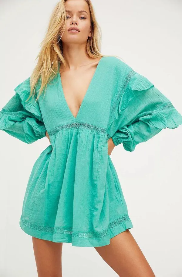 Free People Seashell Skort Romper - Image 4