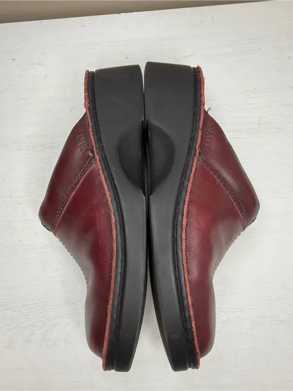 NAOT Red Leather Mules Women’s EU41 US 10-10.5 - Image 8