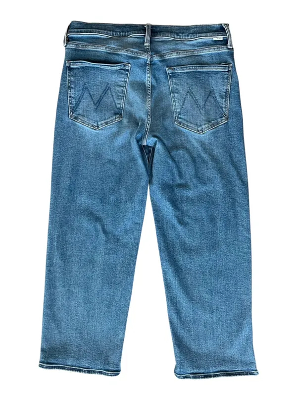 Mother Denim Women’s The Mid Rise Rambler Zip Ankle Jeans Out Of The Blue Sz 32 - Image 9
