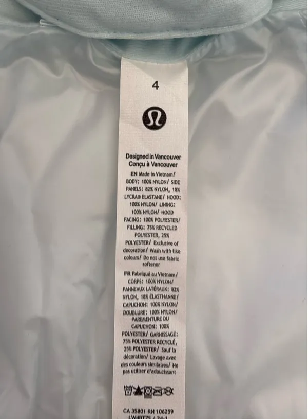 Lululemon another mile vest sheer blue - Image 4