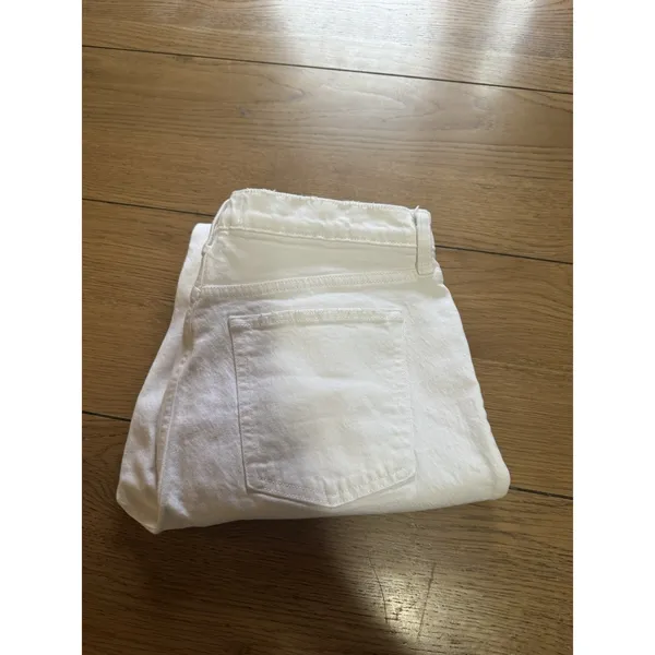 Abercrombie & Fitch The Skinny High Rise Jeans Women Size 31/12R White‎ Preppy - Image 13