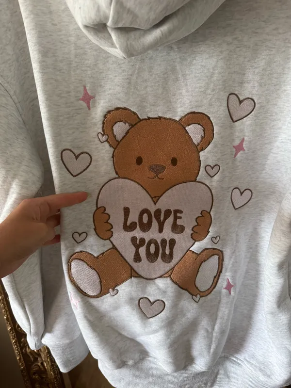 Pink Coconut Sun-kissed coconut bear hoodie - Image 5