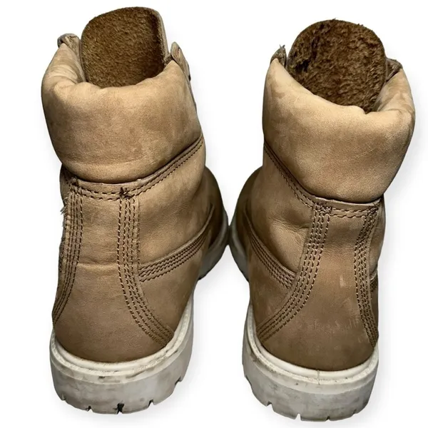 Timberland Women’s Size 8.5 Tan Light Brown Suede Earthkeepers Lace Up Boots - Image 6