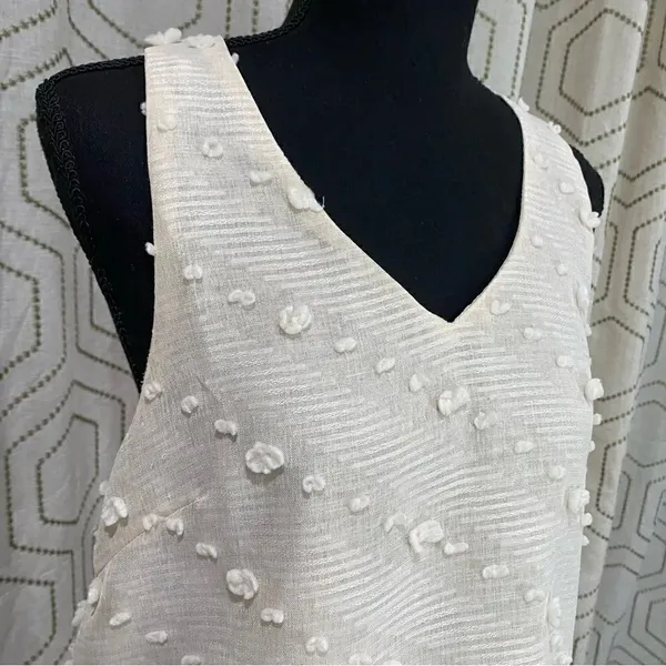Entro Cream Racerback Tank Small - Image 2