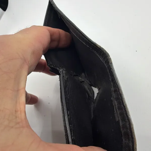 Coach Black Signature Coated Canvas Wallet - Image 5