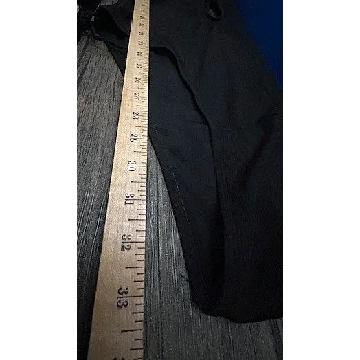Black Plunge Tie Side‎ Ruched One Piece Swimsuit Adjustable Bathing Suit XS - Image 7