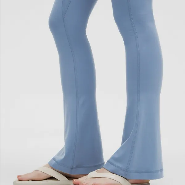 Lululemon‎ Align High Rise Mini Flare Blue Leggings - Image 5