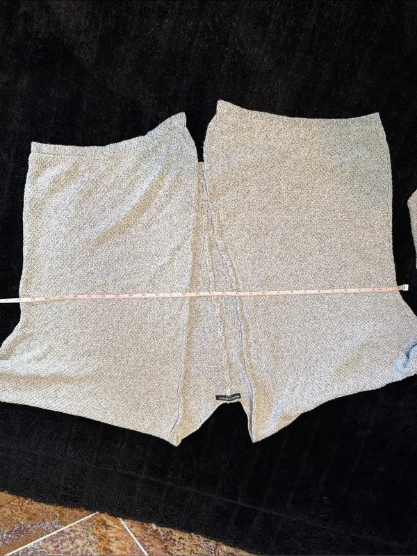 Brandy Melville Caroline Cardigan Speckled Grey Open Front Knit One Size - Image 4