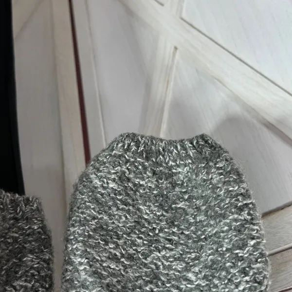 Willi Smith Marled Peplum Wool Blend‎ Cardigan Sweater Grey XL - Image 7