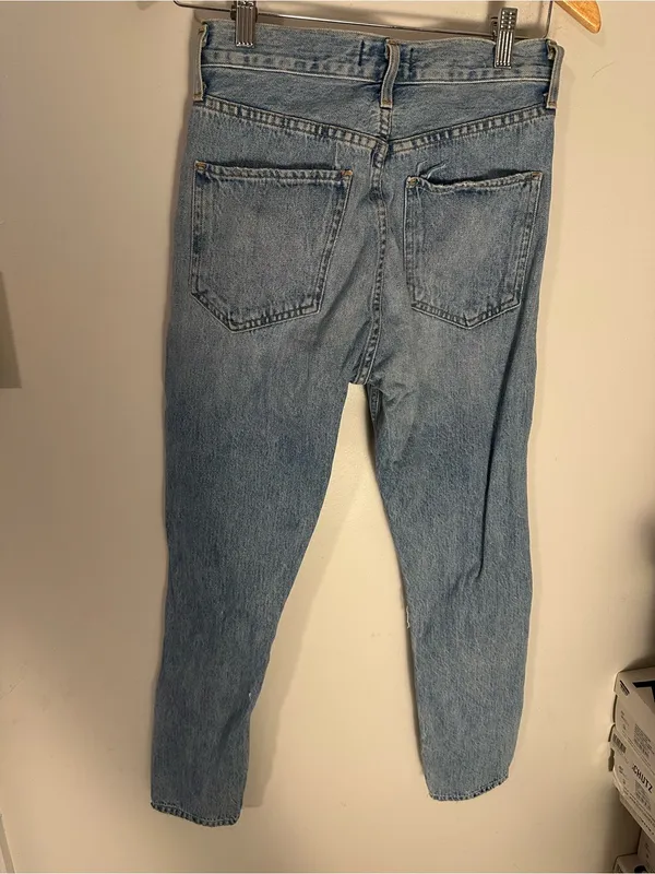 NWOT Agolde high waist straight leg jeans 23 - Image 4
