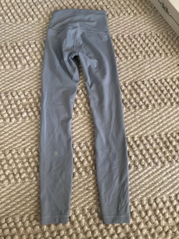 Lululemon size 0 light blue leggings (school is strict on wearing leggings so I didn’t wear them that much) - Image 3