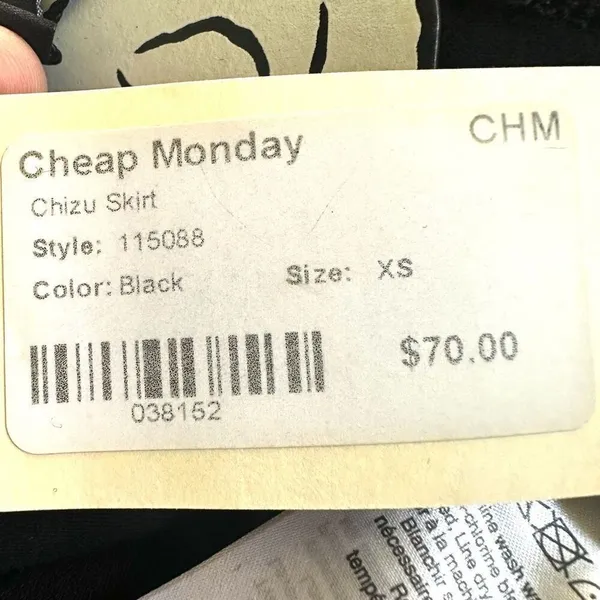 Cheap Monday chizu long black skirt - Image 8